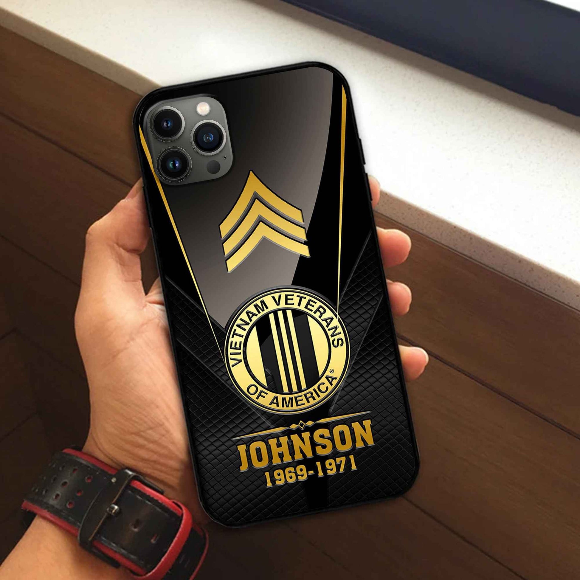 Premium Custom Vietnam Veteran Phone Case VPVC505606, Gifts For Vietnam Veteran, Gifts For Dad, For Husband, Best Gifts On Father's Day, Armed Forces Day, Independence Day, Veterans Day.