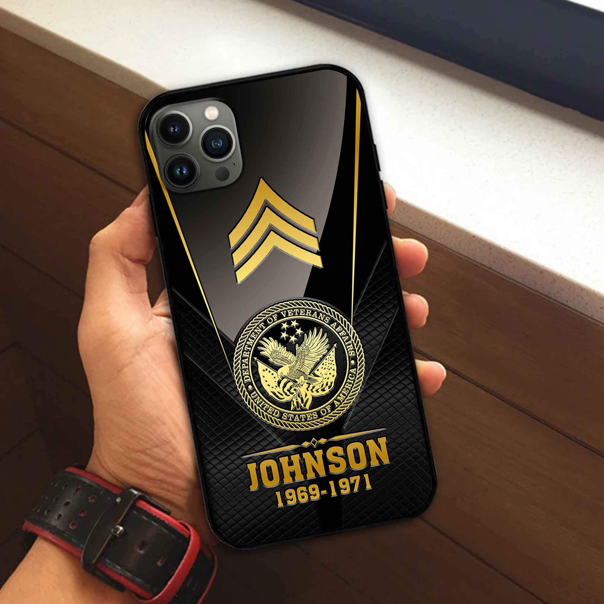 Premium Custom US Veteran Phone Case VPVC505607, Gifts For US Veteran, Gifts For Dad, For Husband, Best Gifts On Father's Day, Armed Forces Day, Independence Day, Veterans Day.