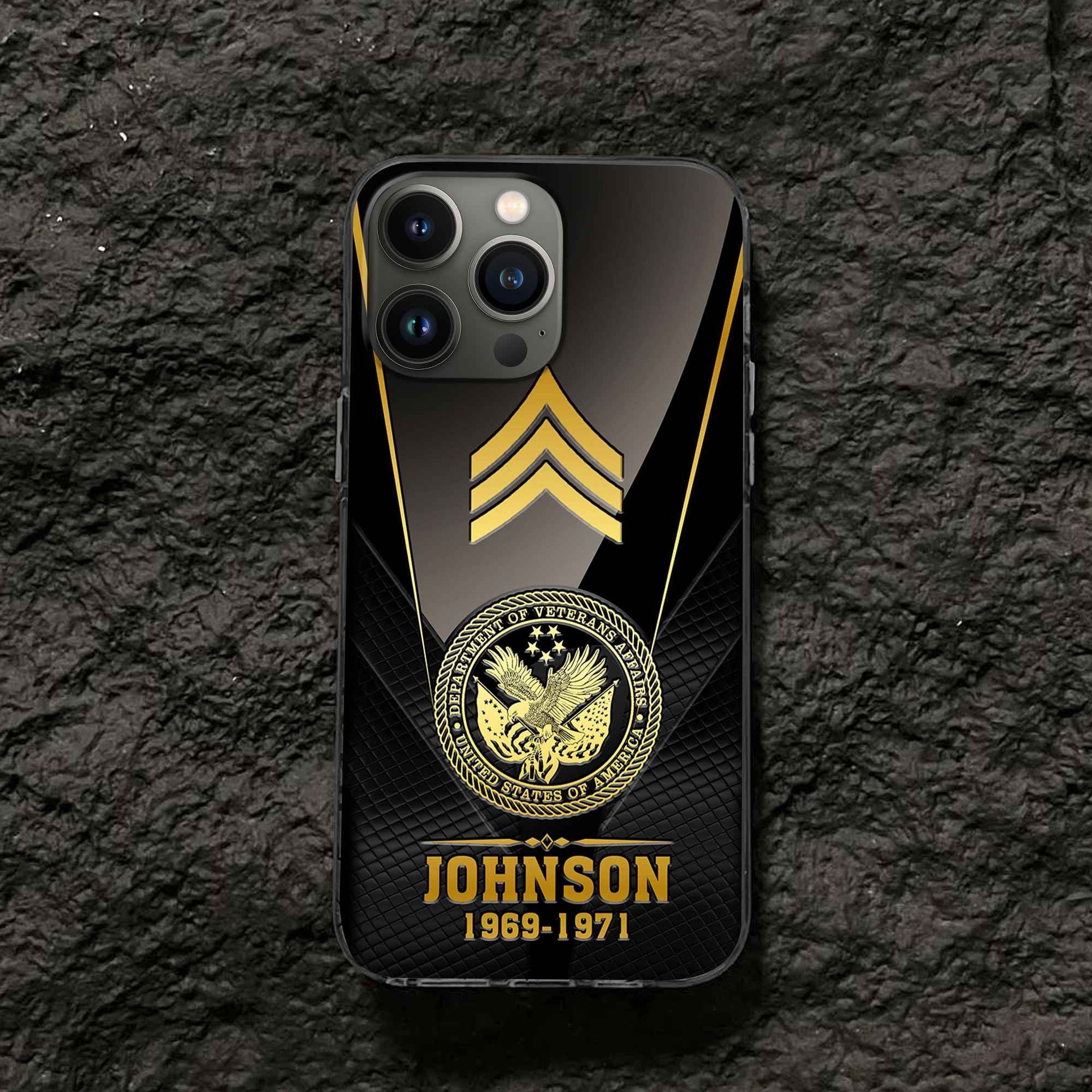 Premium Custom US Veteran Phone Case VPVC505607, Gifts For US Veteran, Gifts For Dad, For Husband, Best Gifts On Father's Day, Armed Forces Day, Independence Day, Veterans Day.