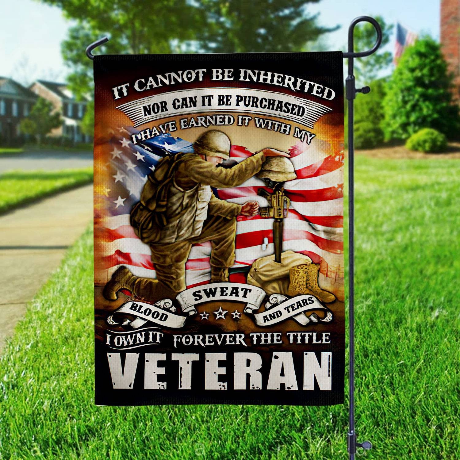 Premium US Veteran Flag VPVC106401, Gift For US Veteran, American Flag, Patriotic Flag, Garden Flag, House Flag