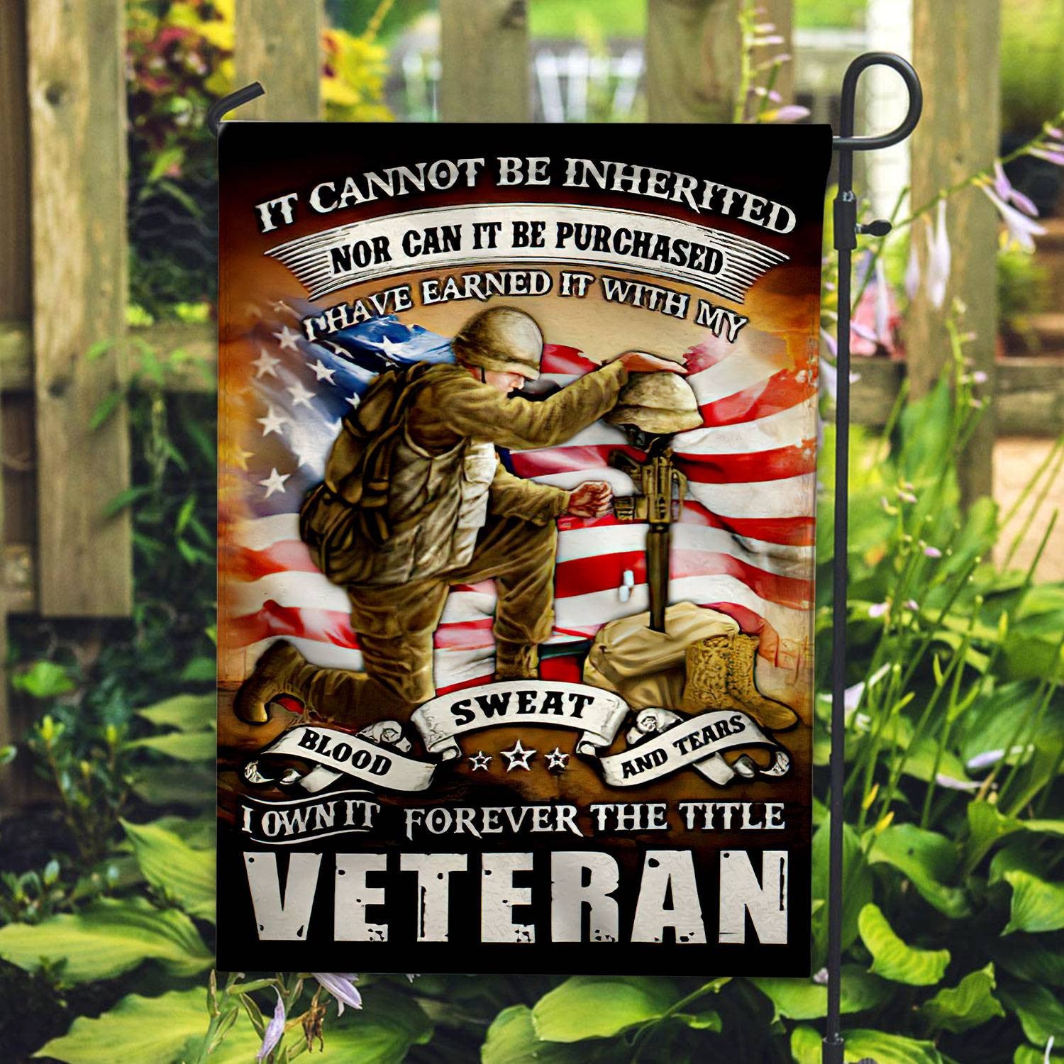 Premium US Veteran Flag VPVC106401, Gift For US Veteran, American Flag, Patriotic Flag, Garden Flag, House Flag