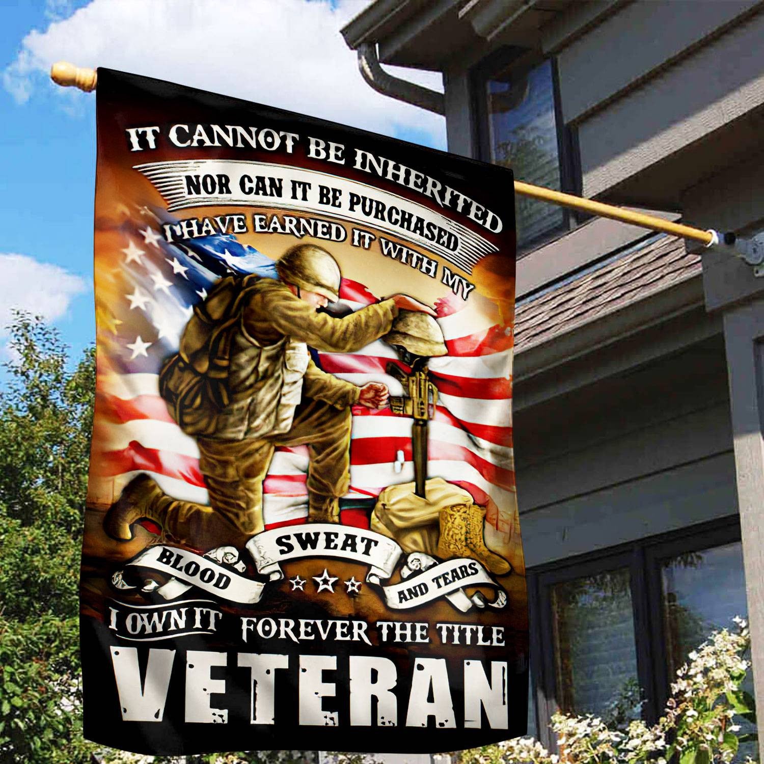 Premium US Veteran Flag VPVC106401, Gift For US Veteran, American Flag, Patriotic Flag, Garden Flag, House Flag