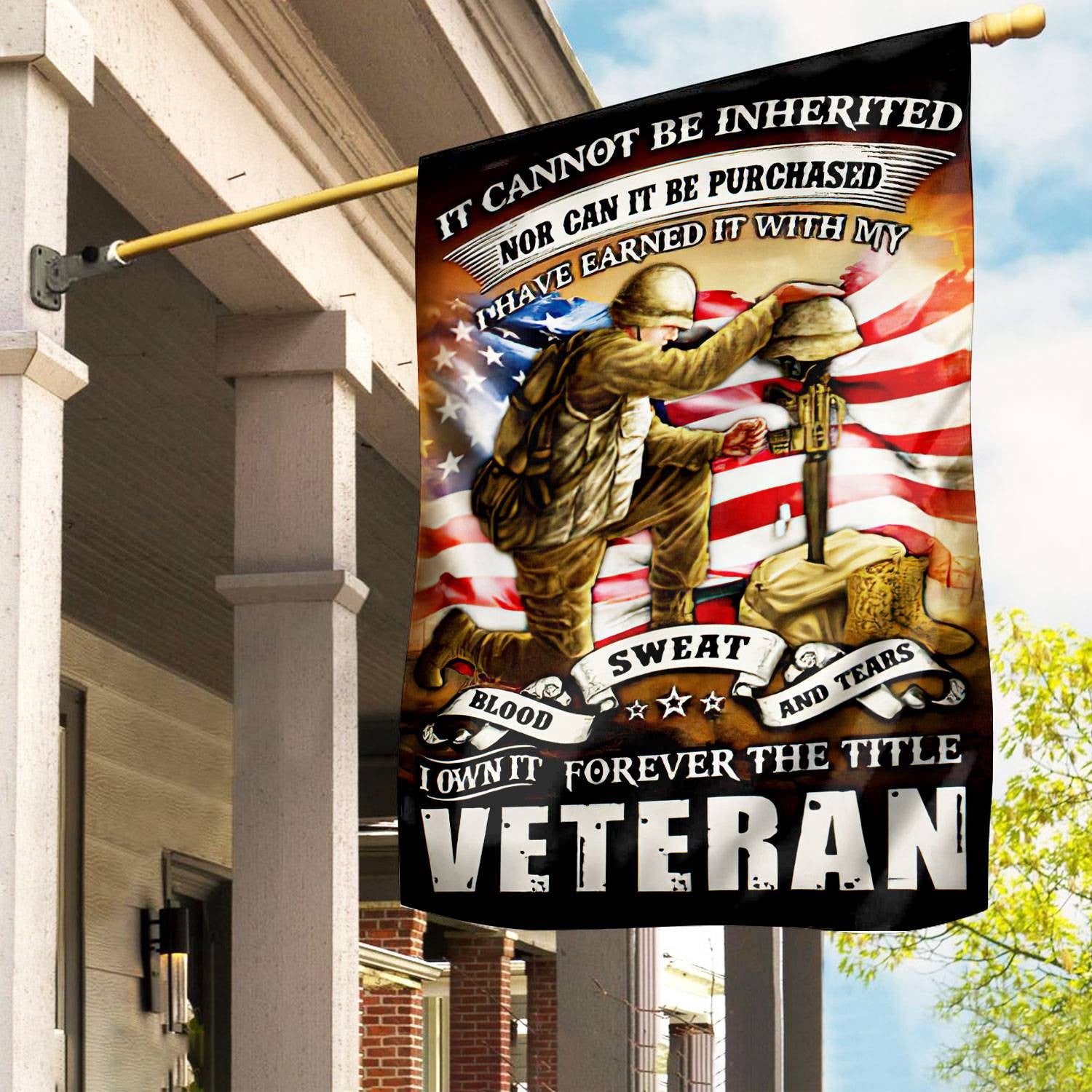 Premium US Veteran Flag VPVC106401, Gift For US Veteran, American Flag, Patriotic Flag, Garden Flag, House Flag