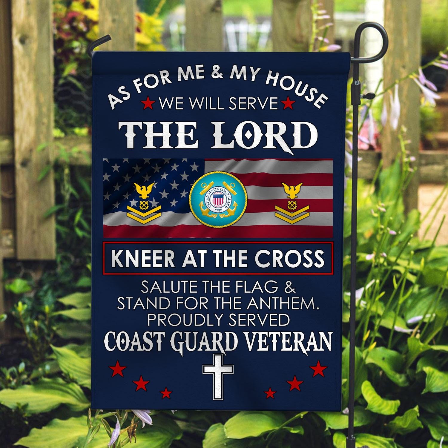 Premium Custom USCG Flag VPVC110005, Gifts For Coast Guard Veteran, American Flag, Patriotic Flag, Garden Flag, House Flag, Best Gifts On Father's Day, Independence Day, Veterans Day.
