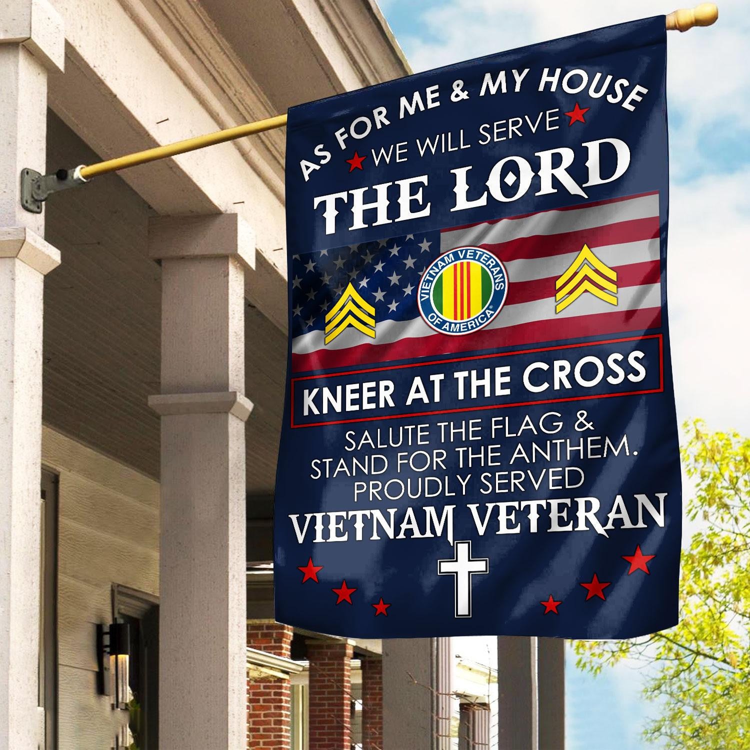 Premium Custom Vietnam Veteran Flag VPVC110006, Gifts For Vietnam Veteran, American Flag, Patriotic Flag, Garden Flag, House Flag, Best Gifts On Father's Day, Independence Day, Veterans Day.