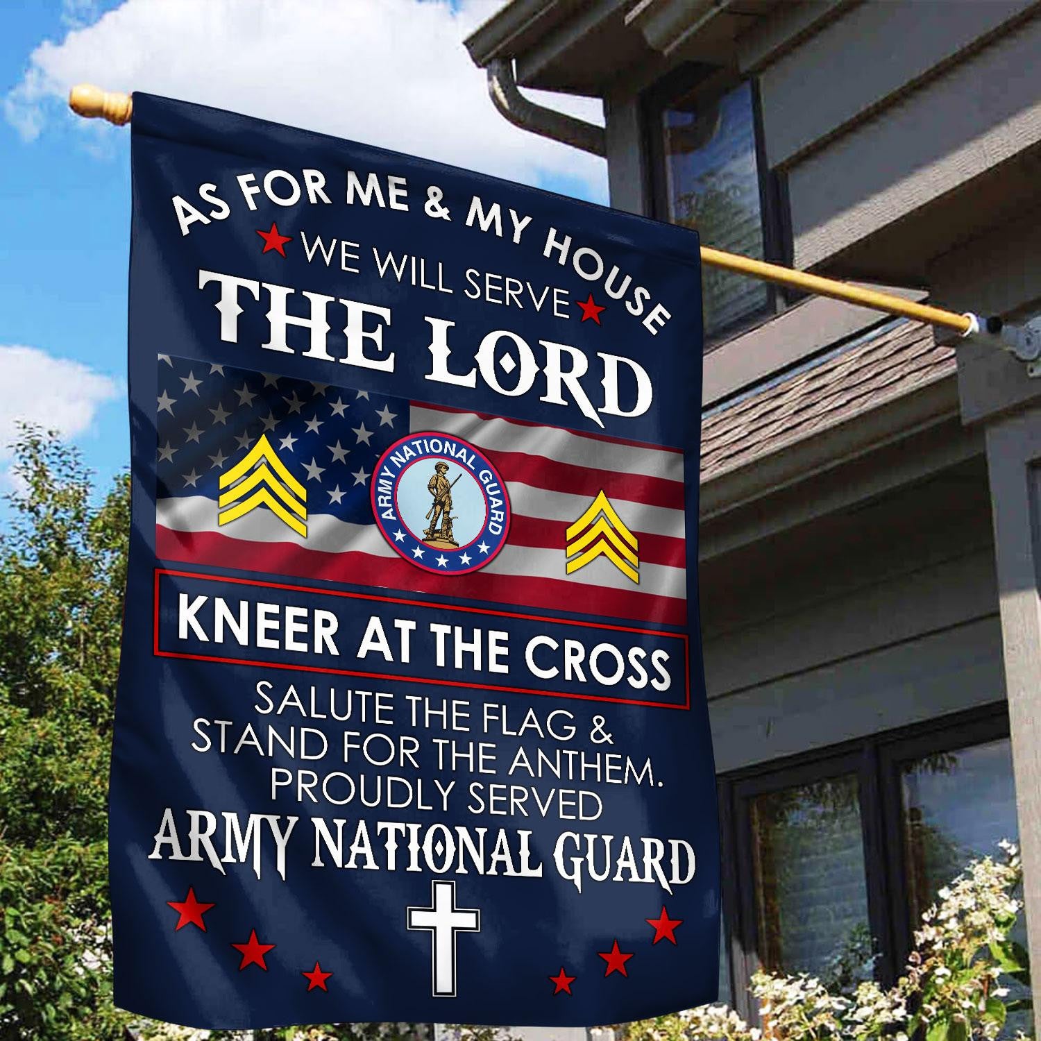 Premium Custom US Army National Guard Veteran Flag VPVC110008, Gifts For Army National Guard Veteran, American Flag, Patriotic Flag, Garden Flag, House Flag, Best Gifts On Father's Day, Independence Day, Veterans Day.
