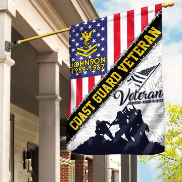 Premium Custom USCG Flag VPVC110105, Gifts For Coast Guard Veteran, American Flag, Patriotic Flag, Garden Flag, House Flag, Best Gifts On Father's Day, Independence Day, Veterans Day.