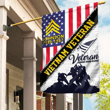 Premium Custom Vietnam Veteran Flag VPVC110106, Gifts For Vietnam Veteran, American Flag, Patriotic Flag, Garden Flag, House Flag, Best Gifts On Father's Day, Independence Day, Veterans Day.