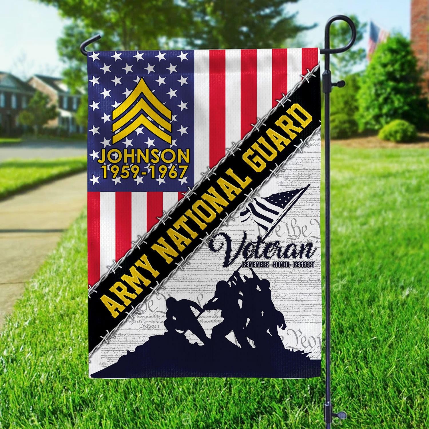 Premium Custom US Army National Guard Veteran Flag VPVC110108, Gifts For Army National Guard Veteran, American Flag, Patriotic Flag, Garden Flag, House Flag, Best Gifts On Father's Day, Independence Day, Veterans Day.