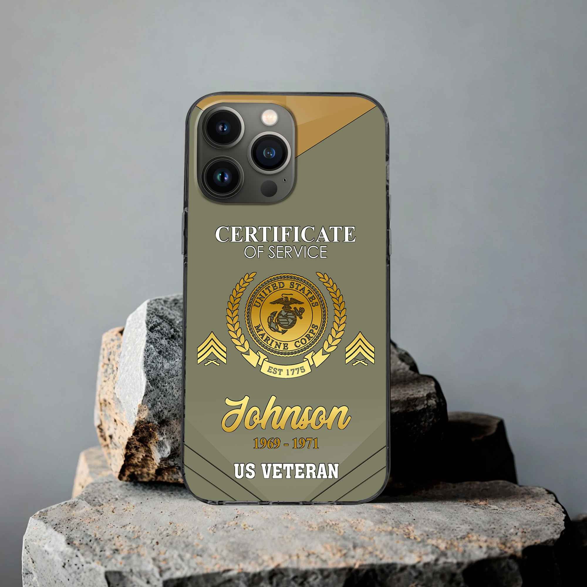 Premium Custom USMC Phone Case VPVC505811, Gifts For Marine Veteran, Best Gifts On Father's Day, Armed Forces Day, Independence Day, Veterans Day.