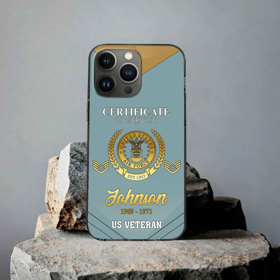 Premium Custom USAF Phone Case VPVC505804, Gifts For Air Force Veteran, Best Gifts On Father's Day, Armed Forces Day, Independence Day, Veterans Day.