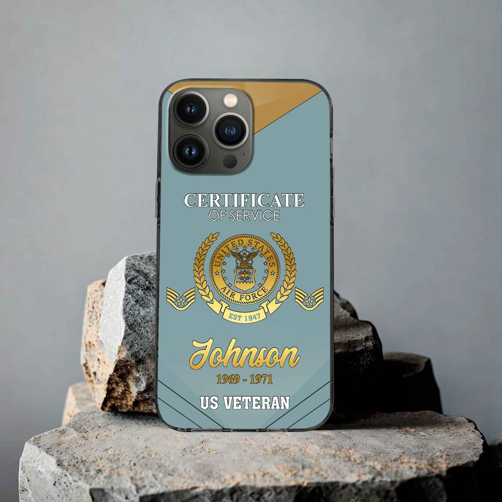 Premium Custom USAF Phone Case VPVC505804, Gifts For Air Force Veteran, Best Gifts On Father's Day, Armed Forces Day, Independence Day, Veterans Day.
