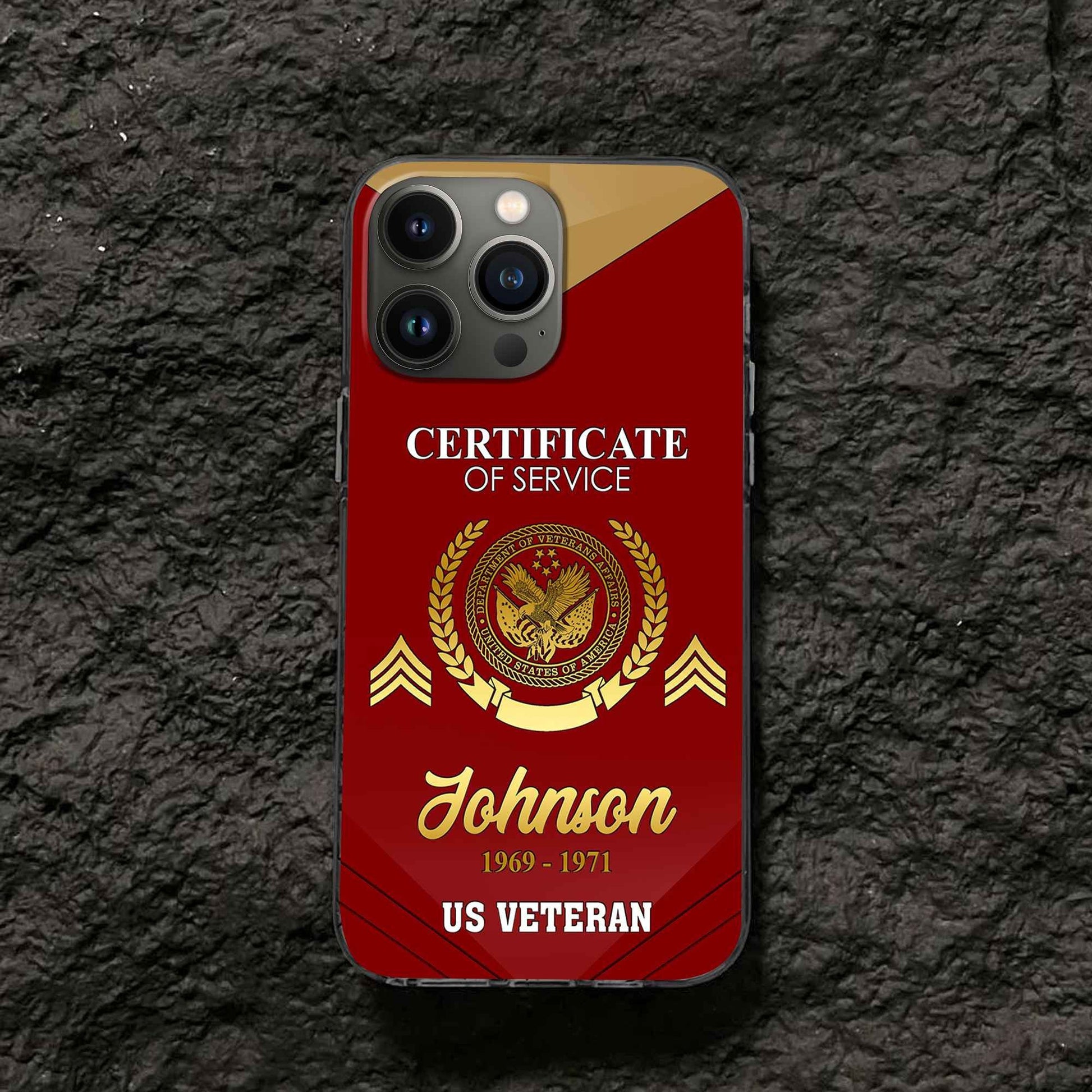 Premium Custom US Veteran Phone Case VPVC505807, Gifts For US Veteran, Best Gifts On Father's Day, Armed Forces Day, Independence Day, Veterans Day.