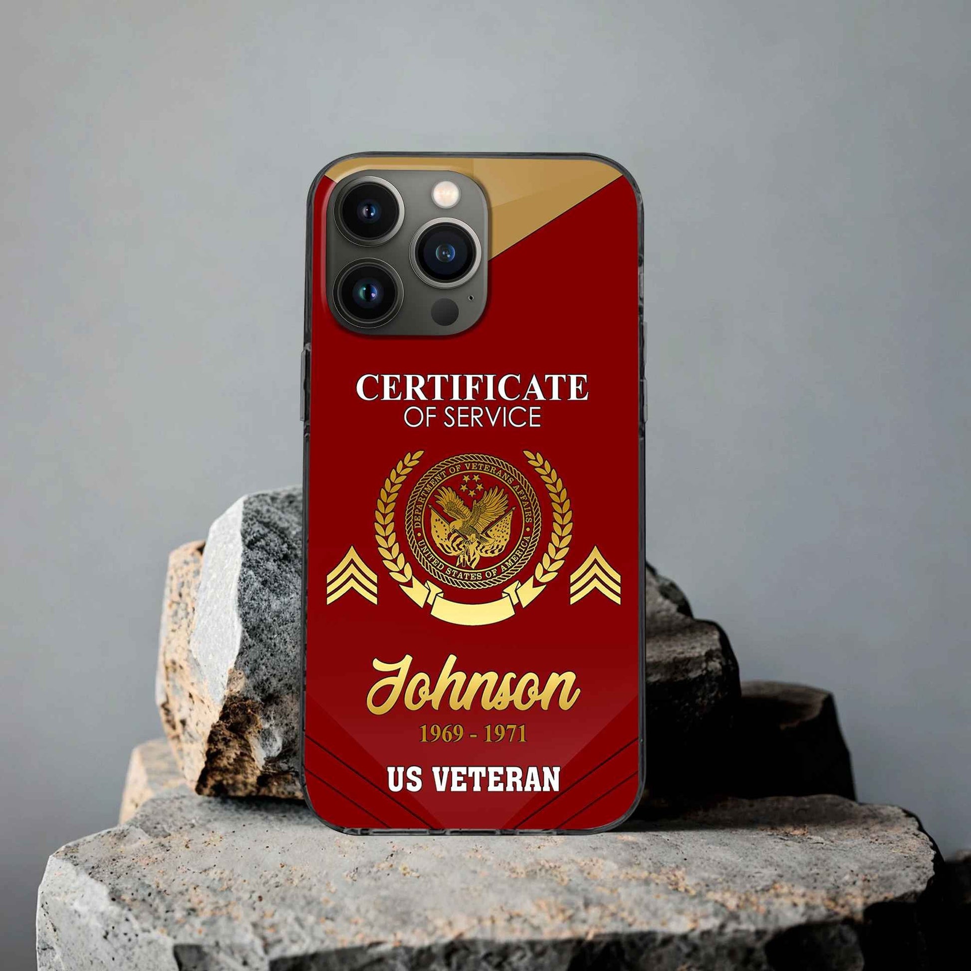 Premium Custom US Veteran Phone Case VPVC505807, Gifts For US Veteran, Best Gifts On Father's Day, Armed Forces Day, Independence Day, Veterans Day.