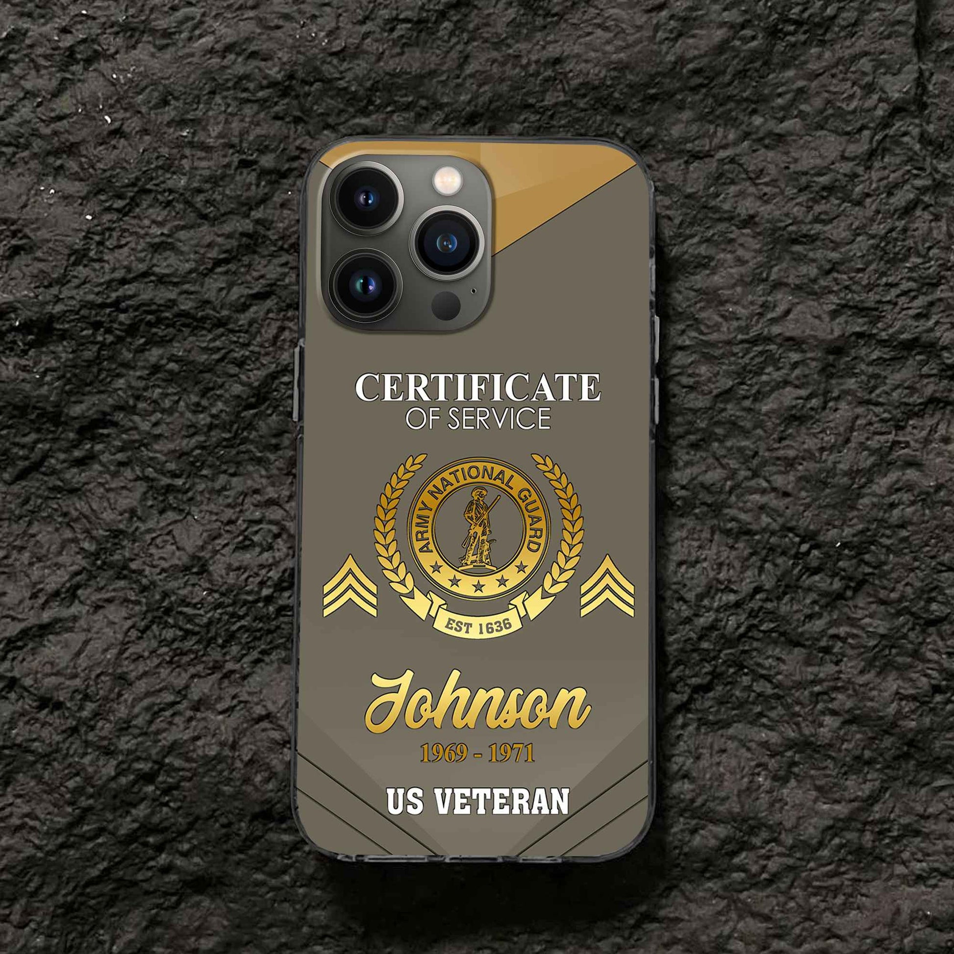 Premium Custom US Army National Guard Phone Case VPVC505808, Gifts For Army National Guard Veteran, Best Gifts On Father's Day, Armed Forces Day, Independence Day, Veterans Day.