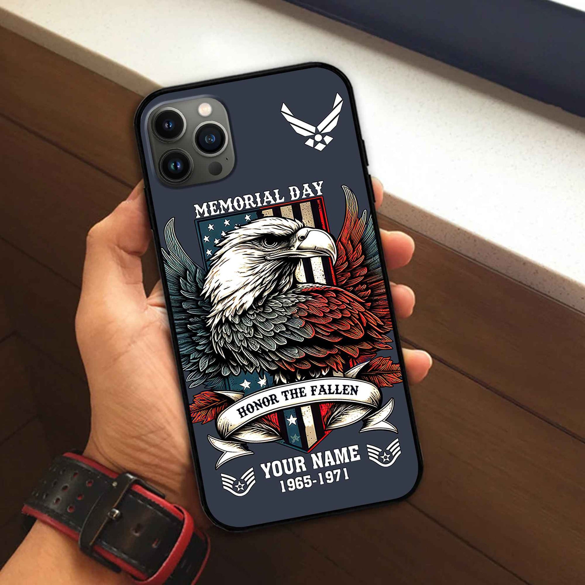 USAF Custom Phone Case VPVC505904, Gifts For Air Force Veteran, Best Gifts On Father's Day, Armed Forces Day, Independence Day, Veterans Day.