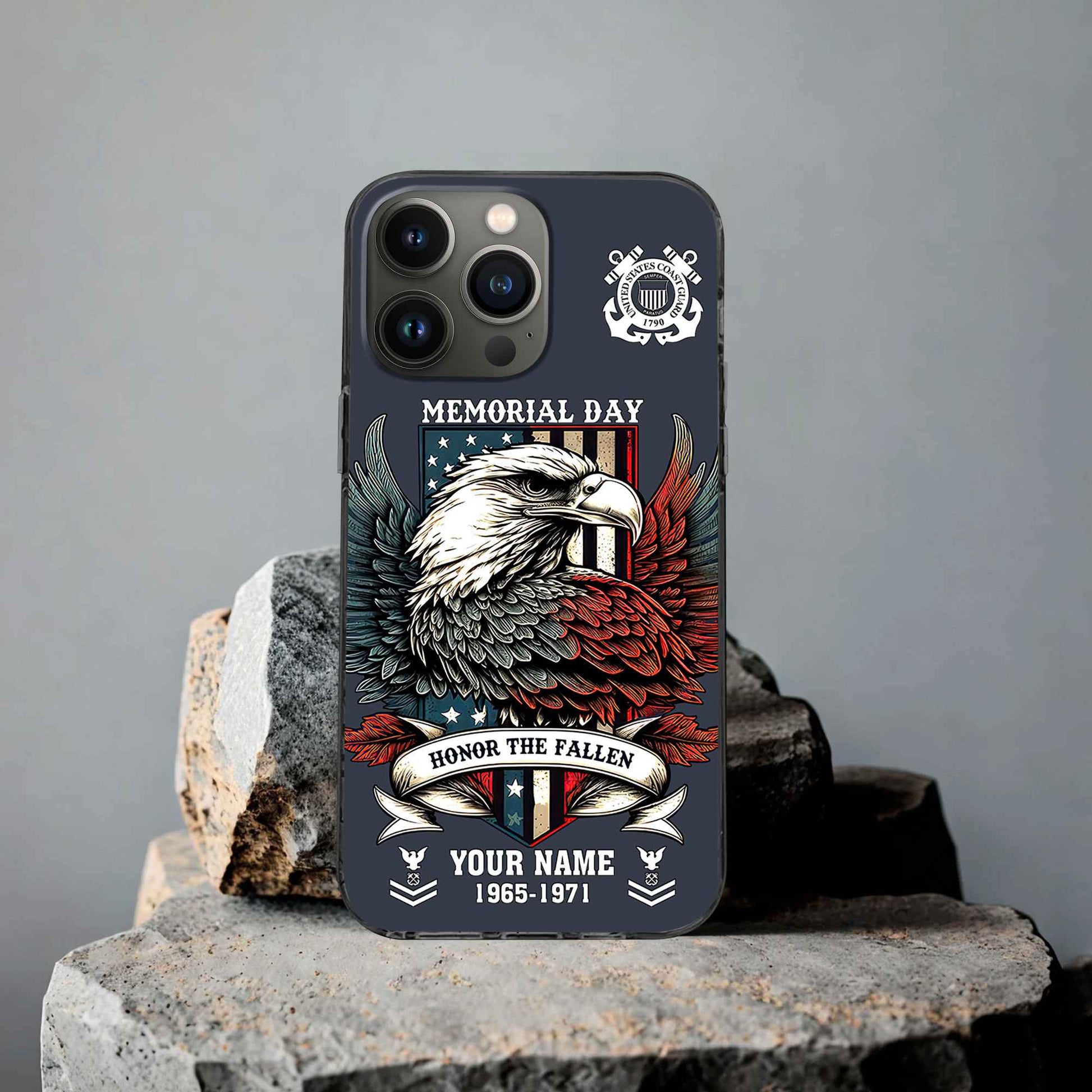 USCG Custom Phone Case VPVC505905, Gifts For Coast Guard Veteran, Best Gifts On Father's Day, Armed Forces Day, Independence Day, Veterans Day.