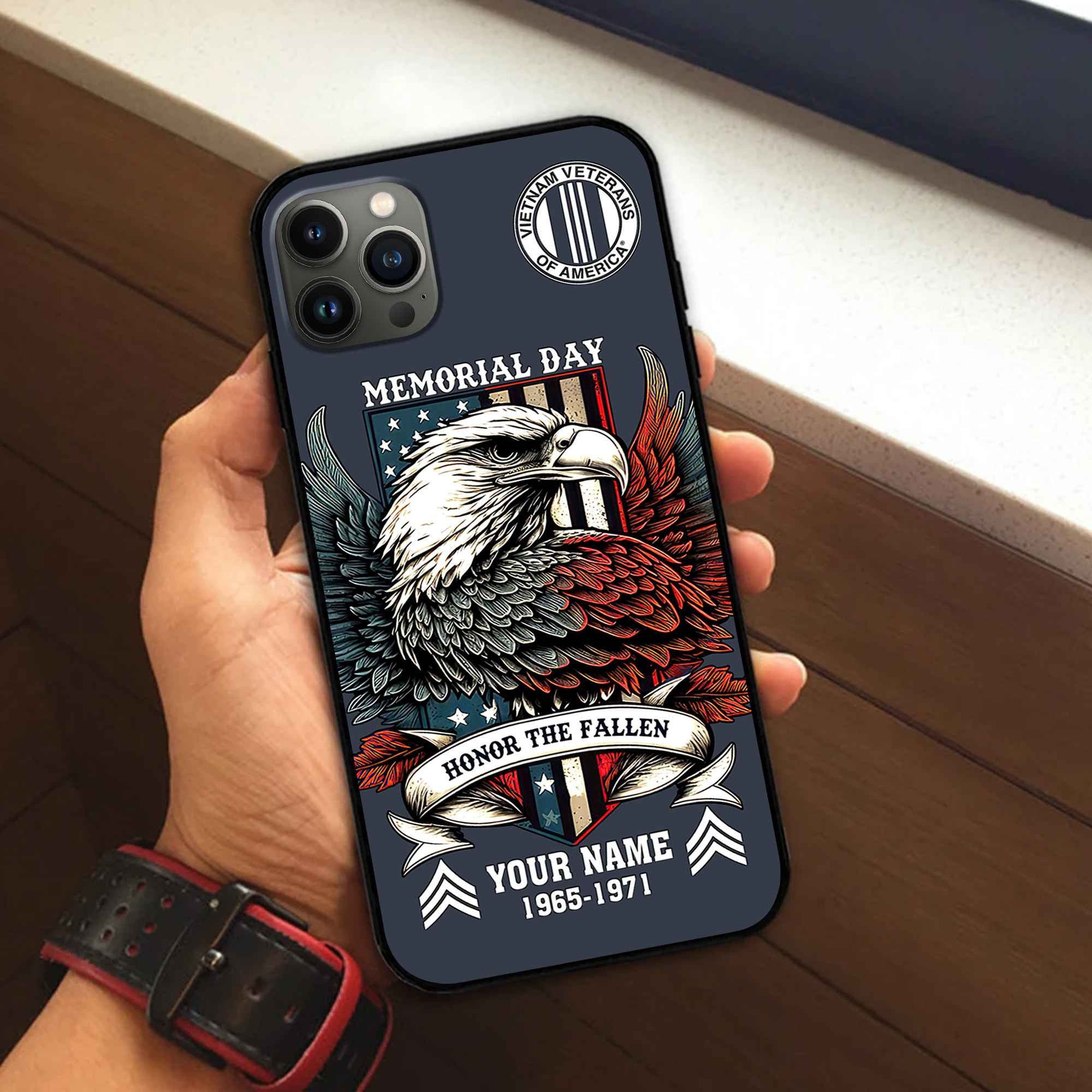 Vietnam Veteran Custom Phone Case VPVC505906, Gifts For Vietnam Veteran, Best Gifts On Father's Day, Armed Forces Day, Independence Day, Veterans Day.