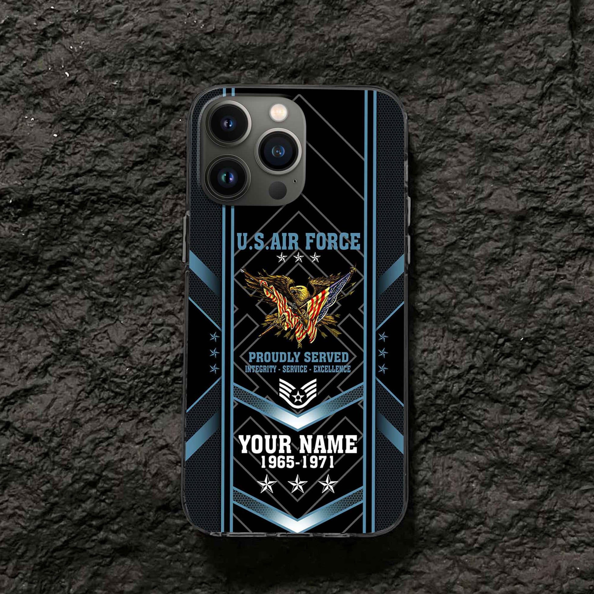 Premium Custom USAF Phone Case VPVC506104, Gifts For Air Force Veteran, Best Gifts On Father's Day, Armed Forces Day, Independence Day, Veterans Day.
