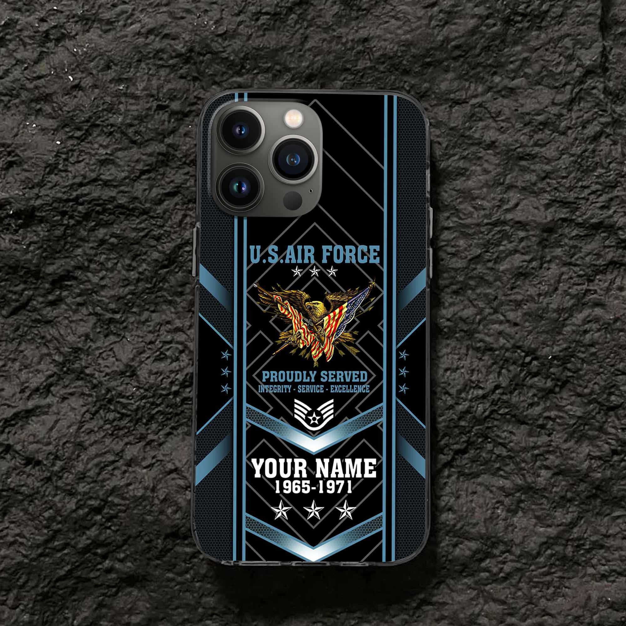 Premium Custom USAF Phone Case VPVC506104, Gifts For Air Force Veteran, Best Gifts On Father's Day, Armed Forces Day, Independence Day, Veterans Day.