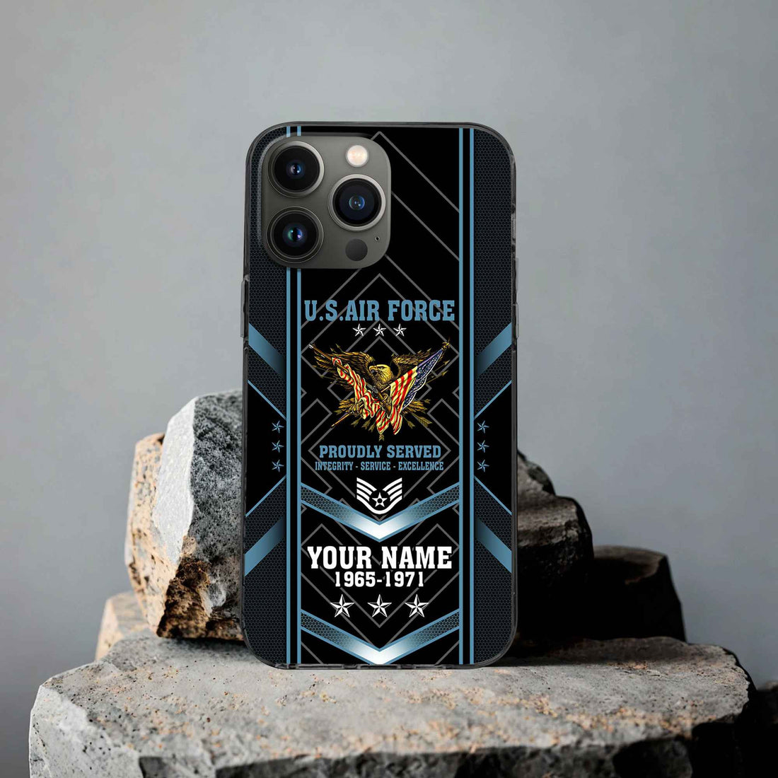 Premium Custom USAF Phone Case VPVC506104, Gifts For Air Force Veteran, Best Gifts On Father's Day, Armed Forces Day, Independence Day, Veterans Day.