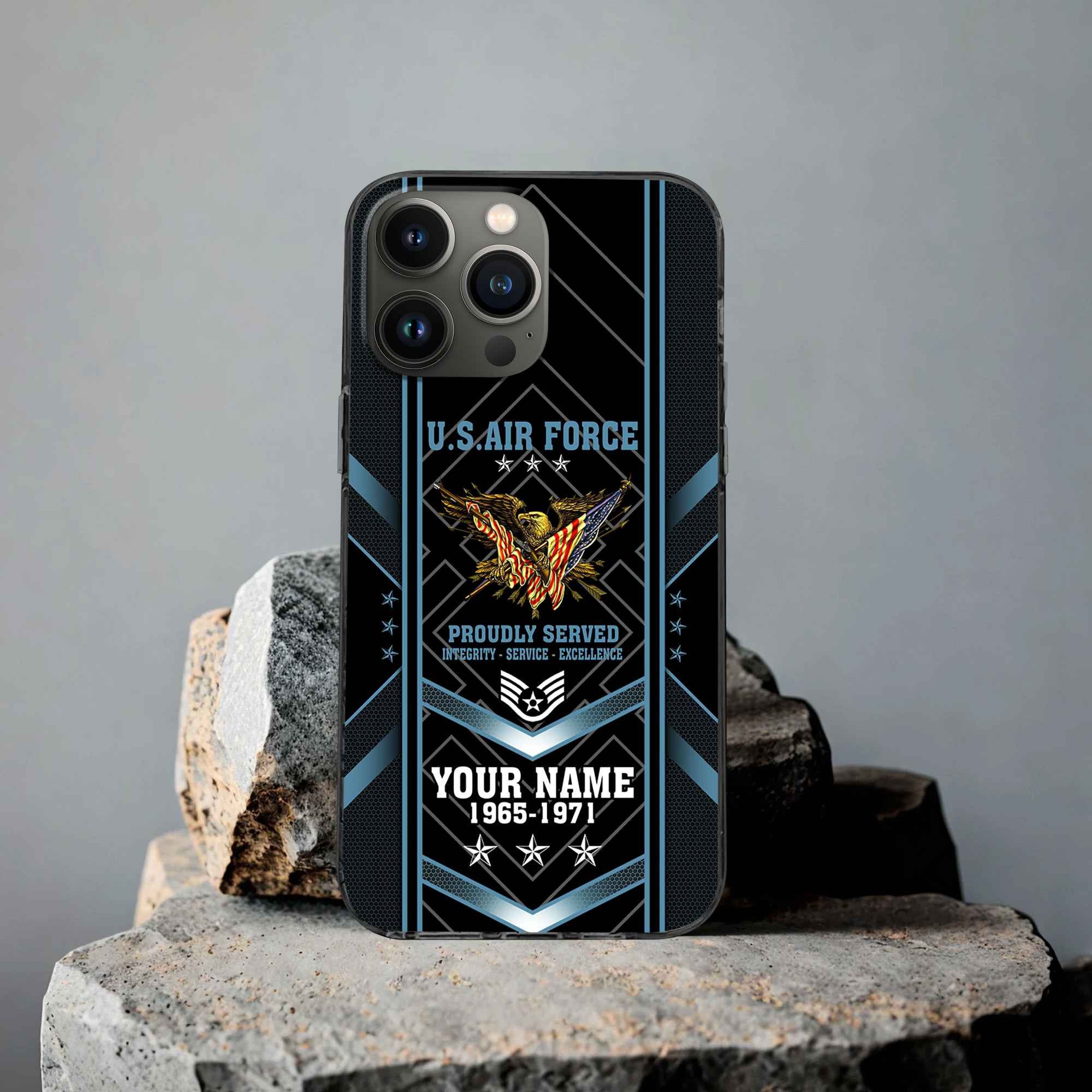 Premium Custom USAF Phone Case VPVC506104, Gifts For Air Force Veteran, Best Gifts On Father's Day, Armed Forces Day, Independence Day, Veterans Day.