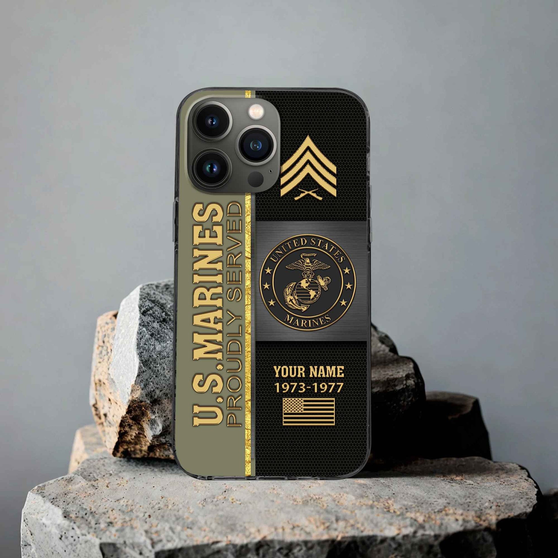Premium Custom USMC Phone Case VPVC506311, Gifts For Marine Veteran, Best Gifts On Father's Day, Armed Forces Day, Independence Day, Veterans Day.
