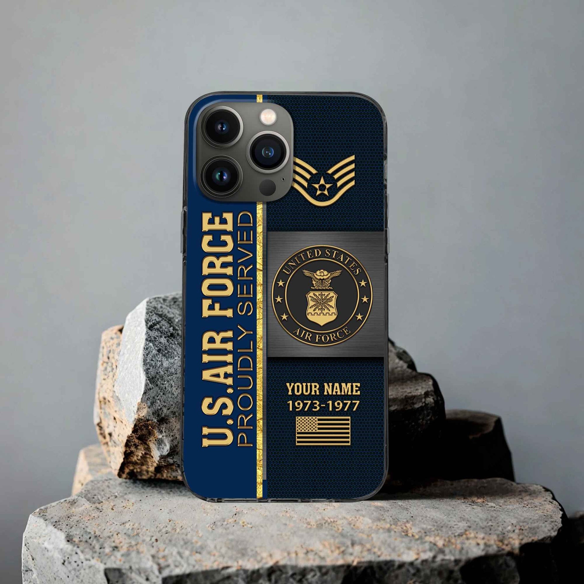 Premium Custom USAF Phone Case VPVC506312, Gifts For Air Force Veteran, Best Gifts On Father's Day, Armed Forces Day, Independence Day, Veterans Day.