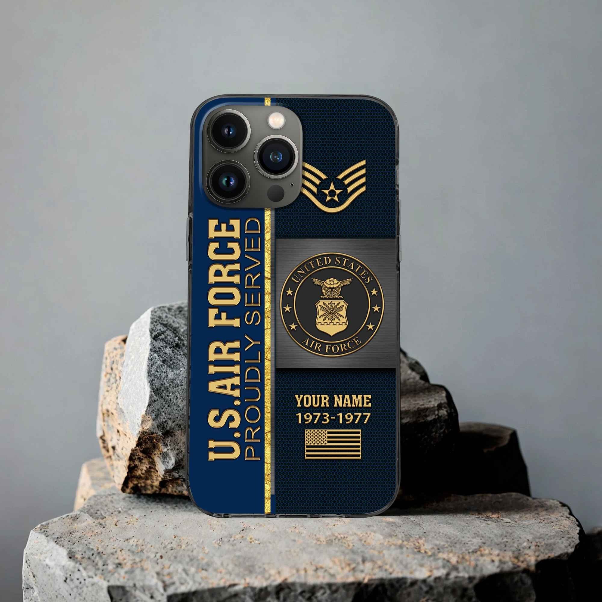 Premium Custom USAF Phone Case VPVC506312, Gifts For Air Force Veteran, Best Gifts On Father's Day, Armed Forces Day, Independence Day, Veterans Day.