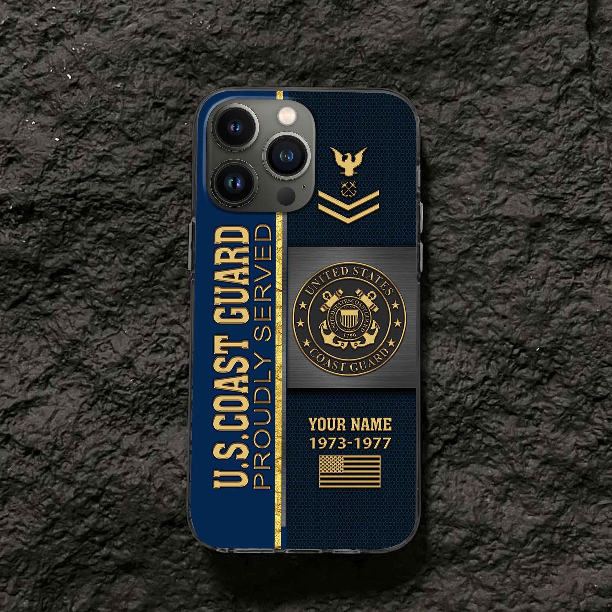 Premium Custom USCG Phone Case VPVC506305, Gifts For Coast Guard Veteran, Best Gifts On Father's Day, Armed Forces Day, Independence Day, Veterans Day.