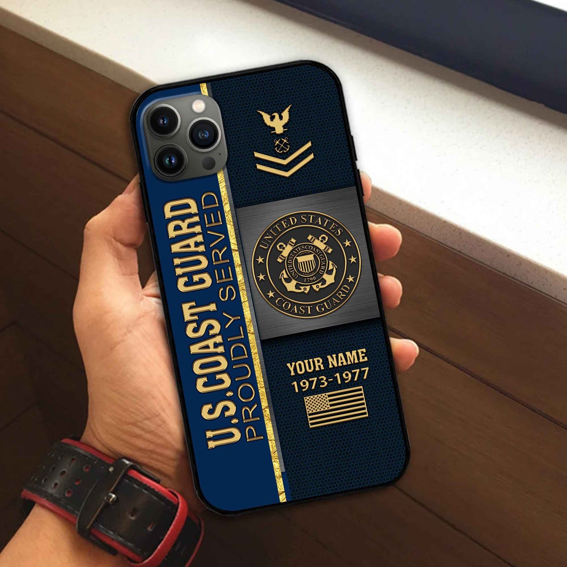 Premium Custom USCG Phone Case VPVC506305, Gifts For Coast Guard Veteran, Best Gifts On Father's Day, Armed Forces Day, Independence Day, Veterans Day.