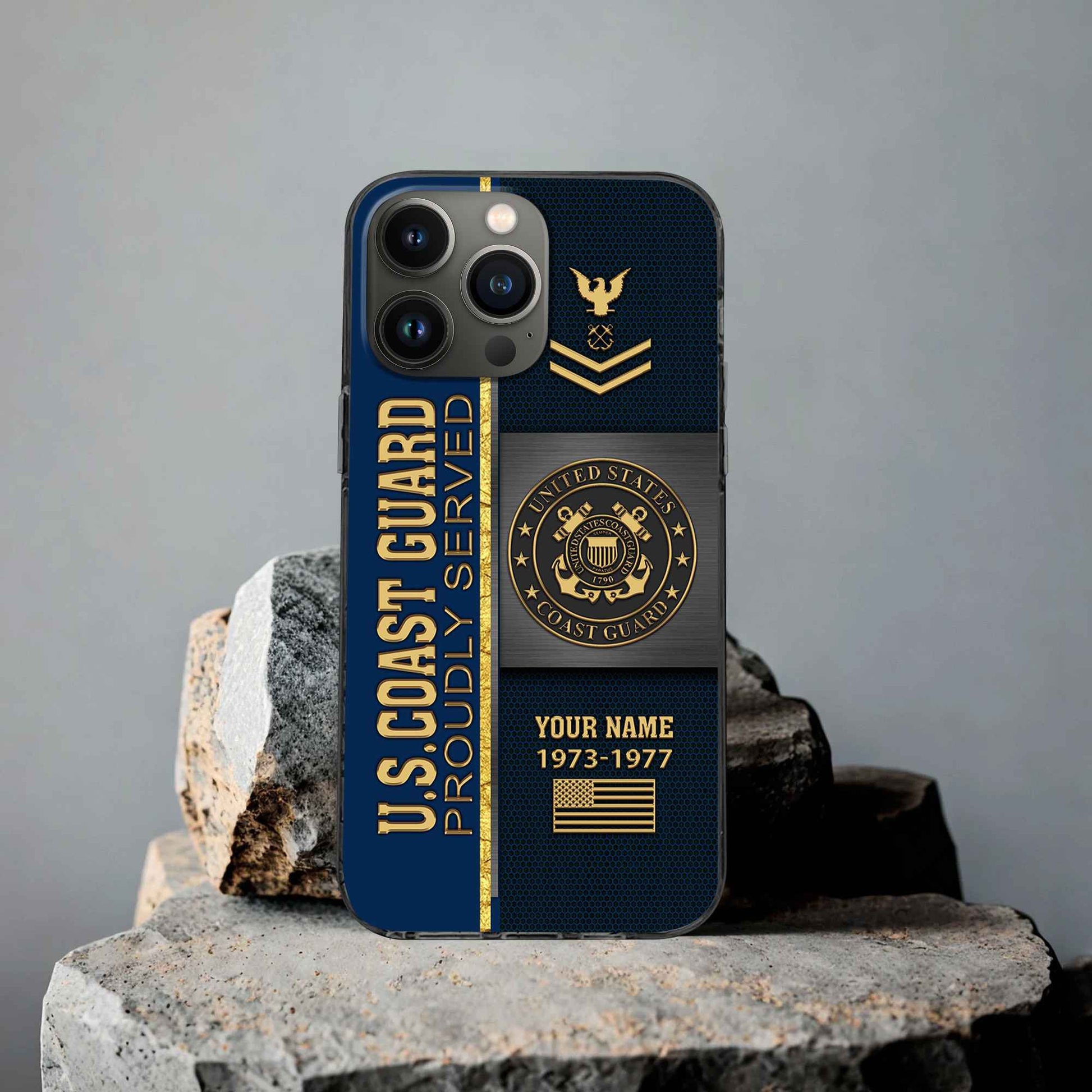 Premium Custom USCG Phone Case VPVC506305, Gifts For Coast Guard Veteran, Best Gifts On Father's Day, Armed Forces Day, Independence Day, Veterans Day.