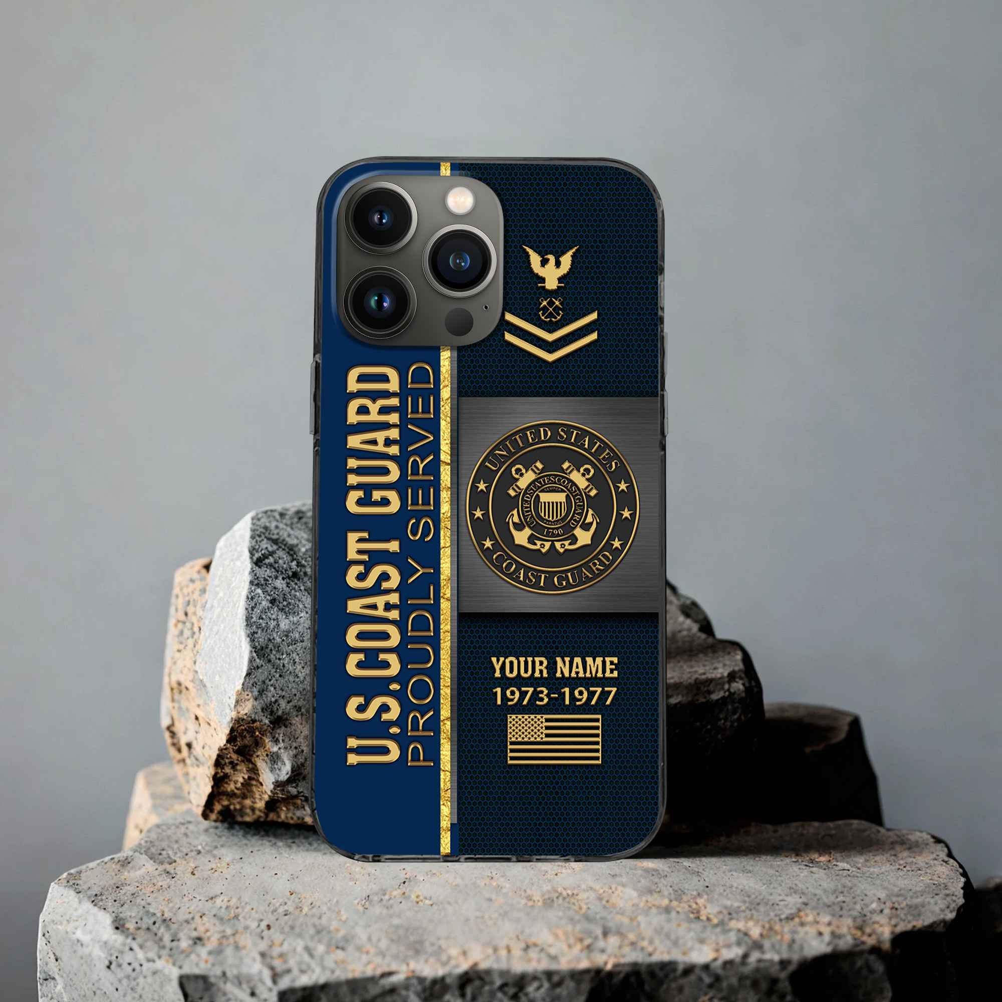 Premium Custom USCG Phone Case VPVC506305, Gifts For Coast Guard Veteran, Best Gifts On Father's Day, Armed Forces Day, Independence Day, Veterans Day.