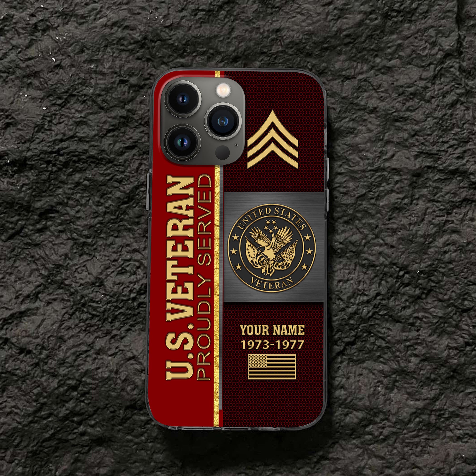 Premium Custom US Veteran Phone Case VPVC506307, Gifts For US Veteran, Best Gifts On Father's Day, Armed Forces Day, Independence Day, Veterans Day.