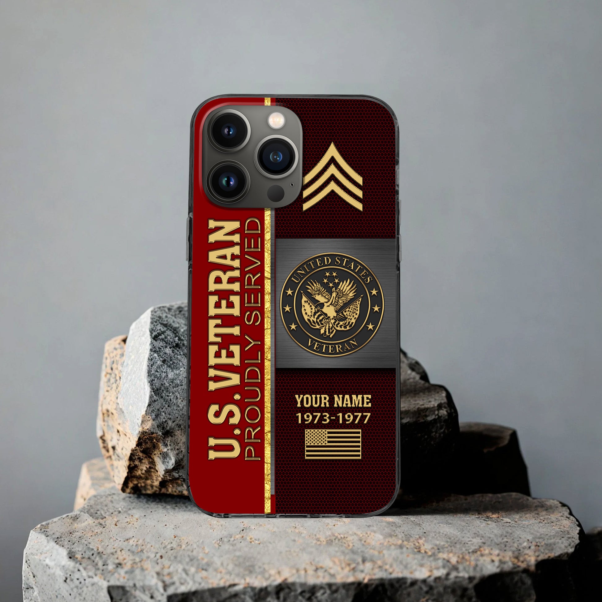 Premium Custom US Veteran Phone Case VPVC506307, Gifts For US Veteran, Best Gifts On Father's Day, Armed Forces Day, Independence Day, Veterans Day.