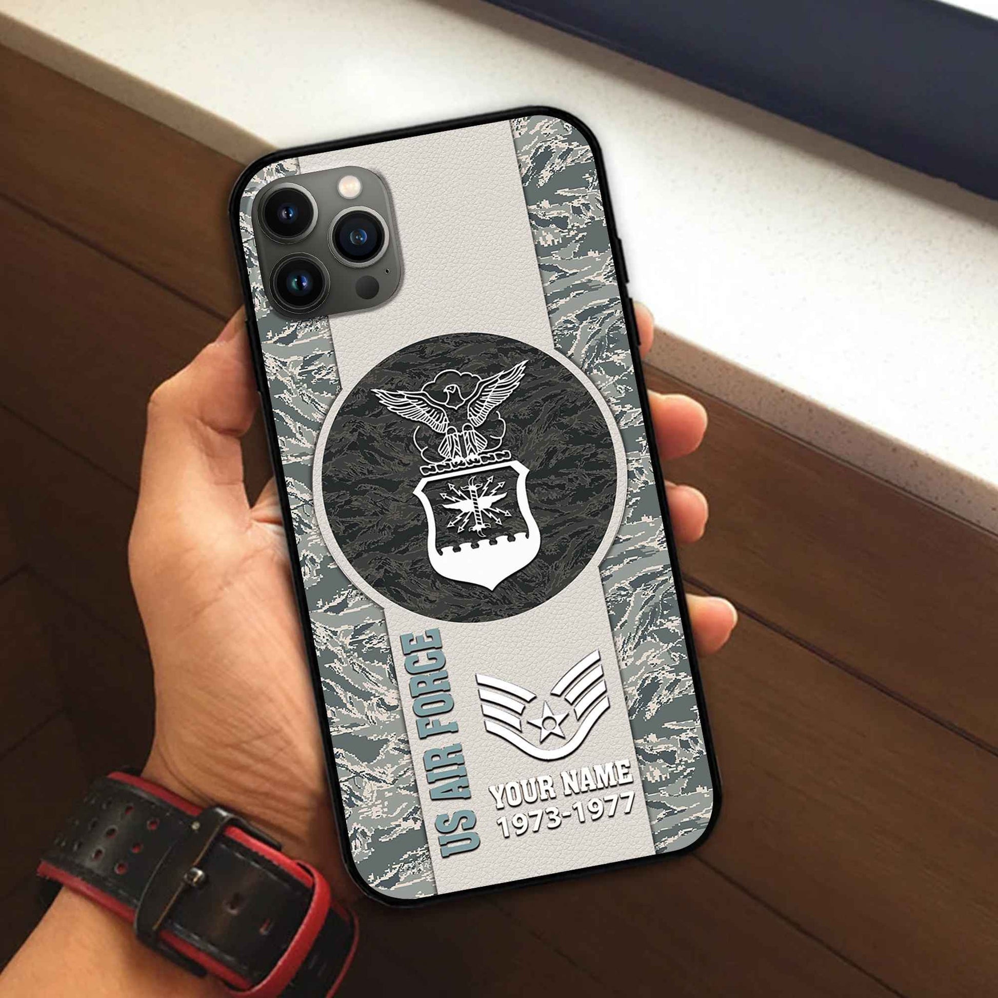USAF Custom Phone Case VPVC506404, Gifts For Air Force Veteran, Best Gifts On Father's Day, Armed Forces Day, Independence Day, Veterans Day.