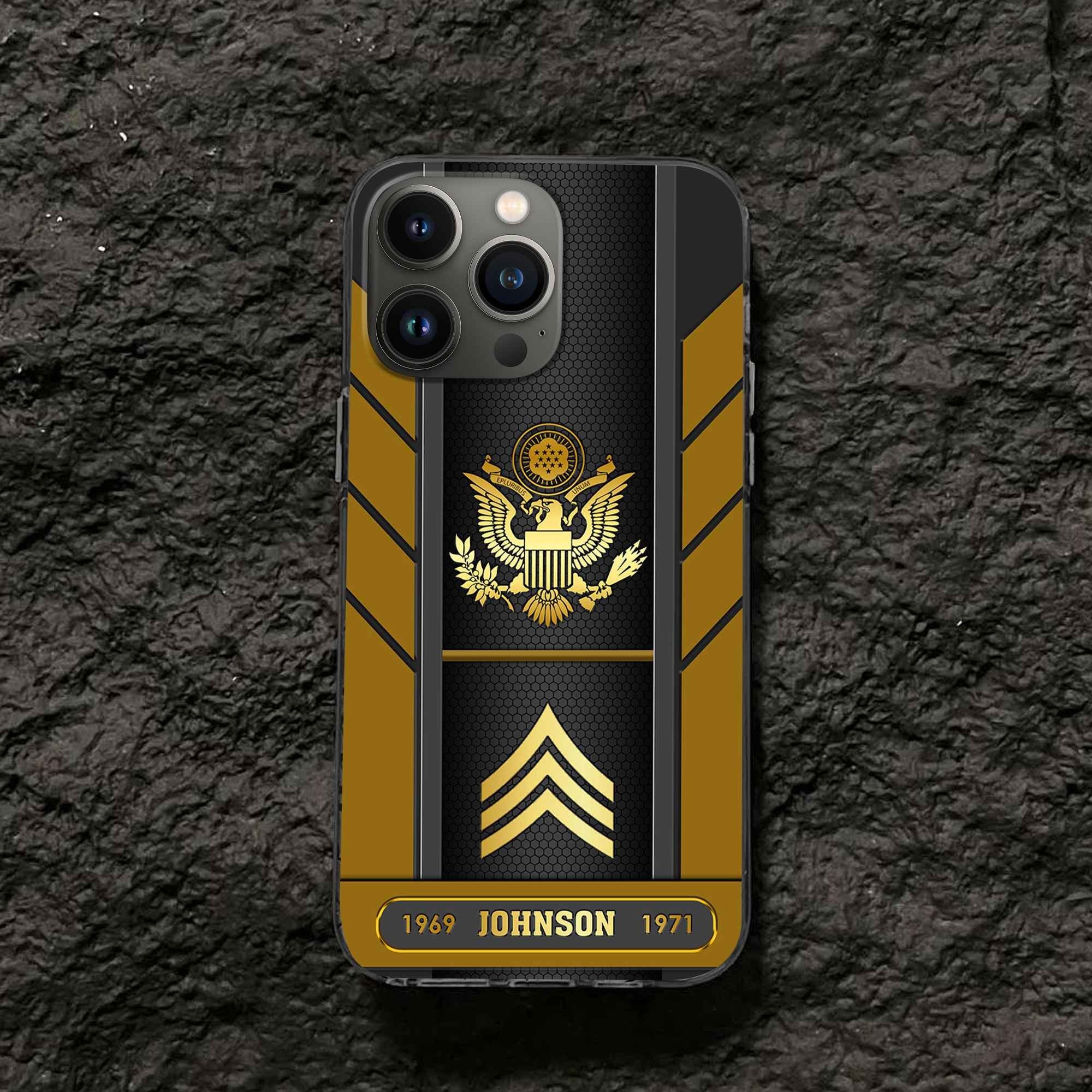Premium Custom US Army Phone Case VPVC506701, Gifts For Army Veteran, Best Gifts On Father's Day, Armed Forces Day, Independence Day, Veterans Day.