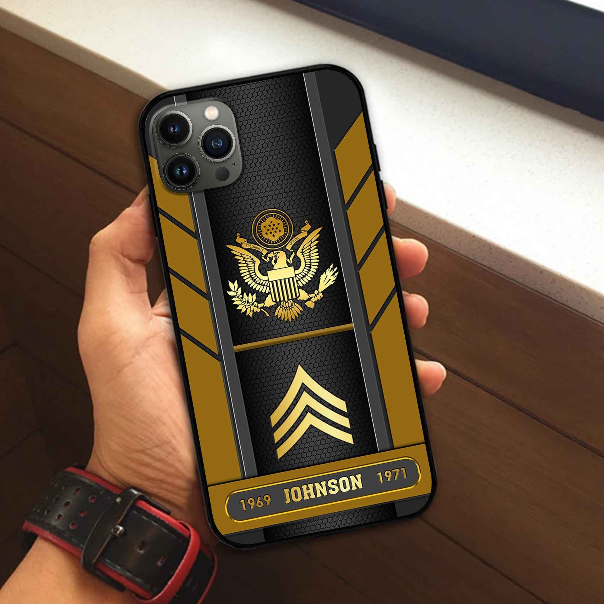 Premium Custom US Army Phone Case VPVC506701, Gifts For Army Veteran, Best Gifts On Father's Day, Armed Forces Day, Independence Day, Veterans Day.