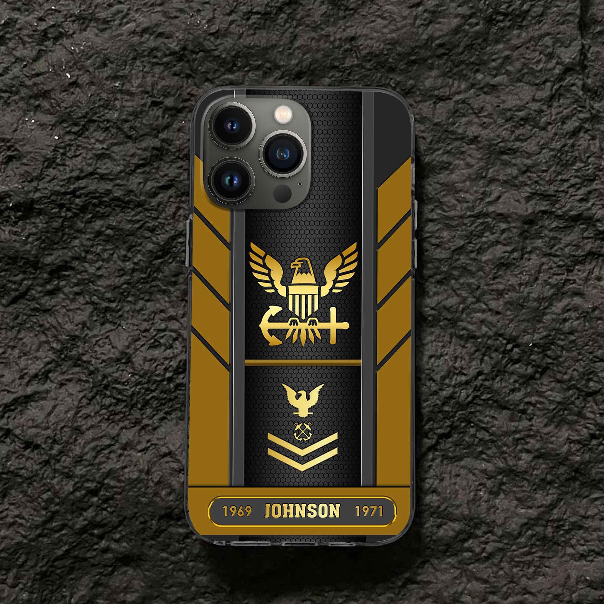 Premium Custom US Navy Phone Case VPVC506702, Gifts For Navy Veteran, Best Gifts On Father's Day, Armed Forces Day, Independence Day, Veterans Day.