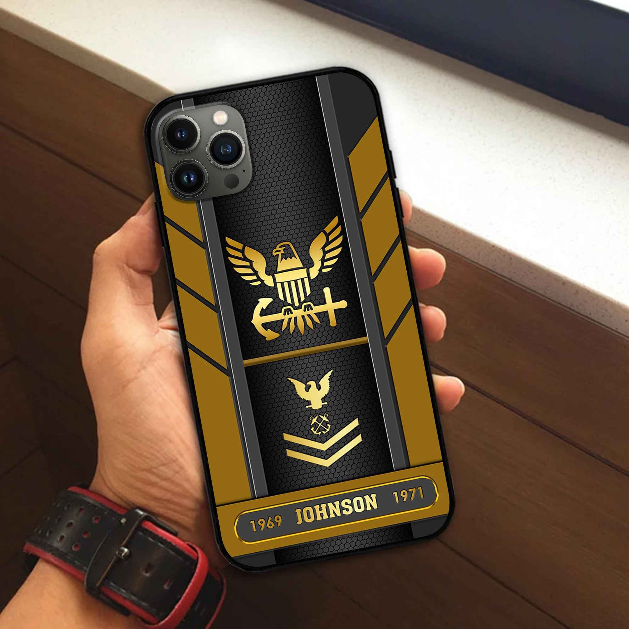 Premium Custom US Navy Phone Case VPVC506702, Gifts For Navy Veteran, Best Gifts On Father's Day, Armed Forces Day, Independence Day, Veterans Day.