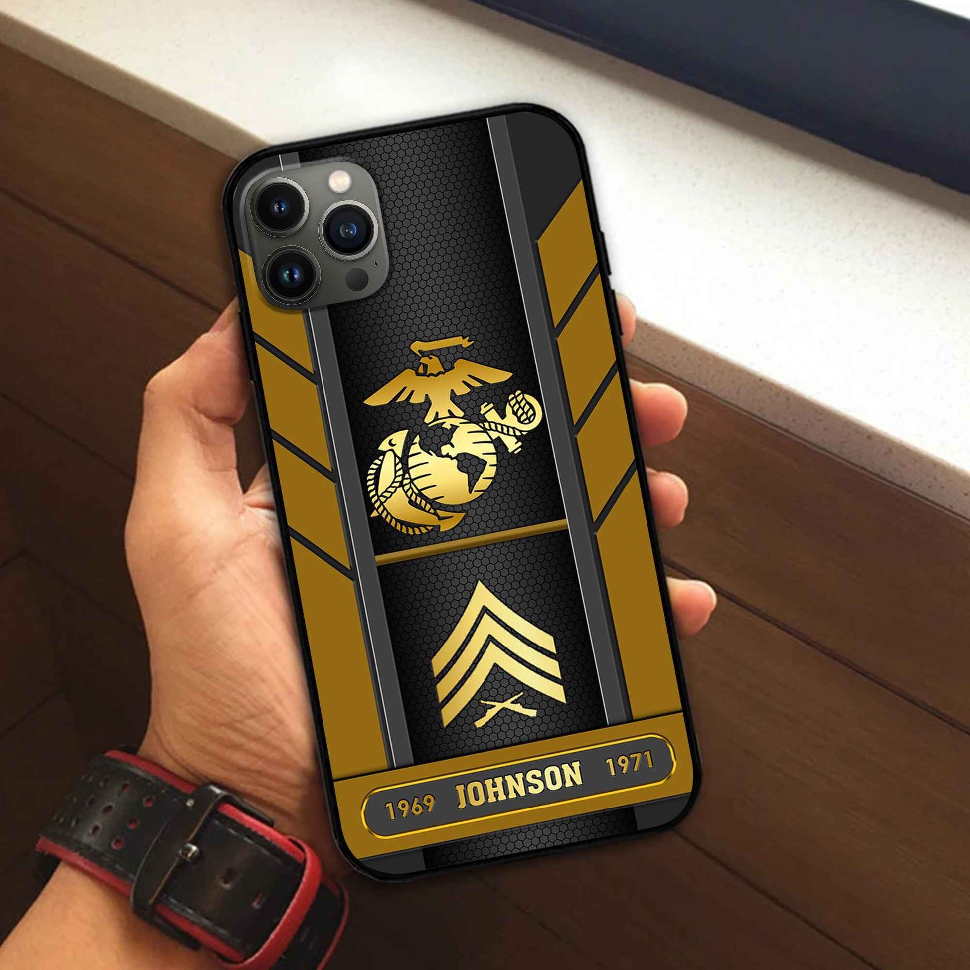 Premium Custom USMC Phone Case VPVC506703, Gifts For Marine Veteran, Best Gifts On Father's Day, Armed Forces Day, Independence Day, Veterans Day.