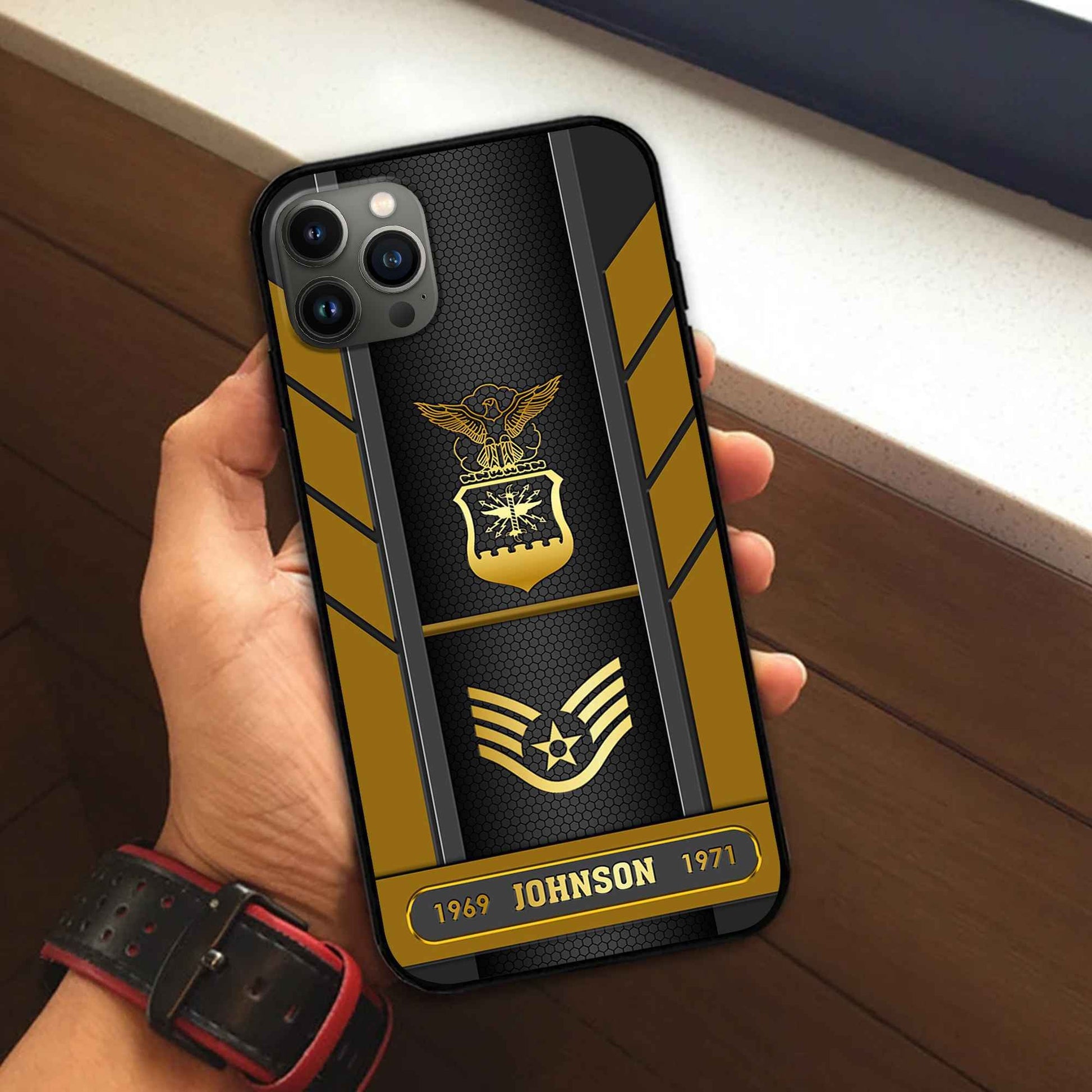 Premium Custom USAF Phone Case VPVC506704, Gifts For Air Force Veteran, Best Gifts On Father's Day, Armed Forces Day, Independence Day, Veterans Day.