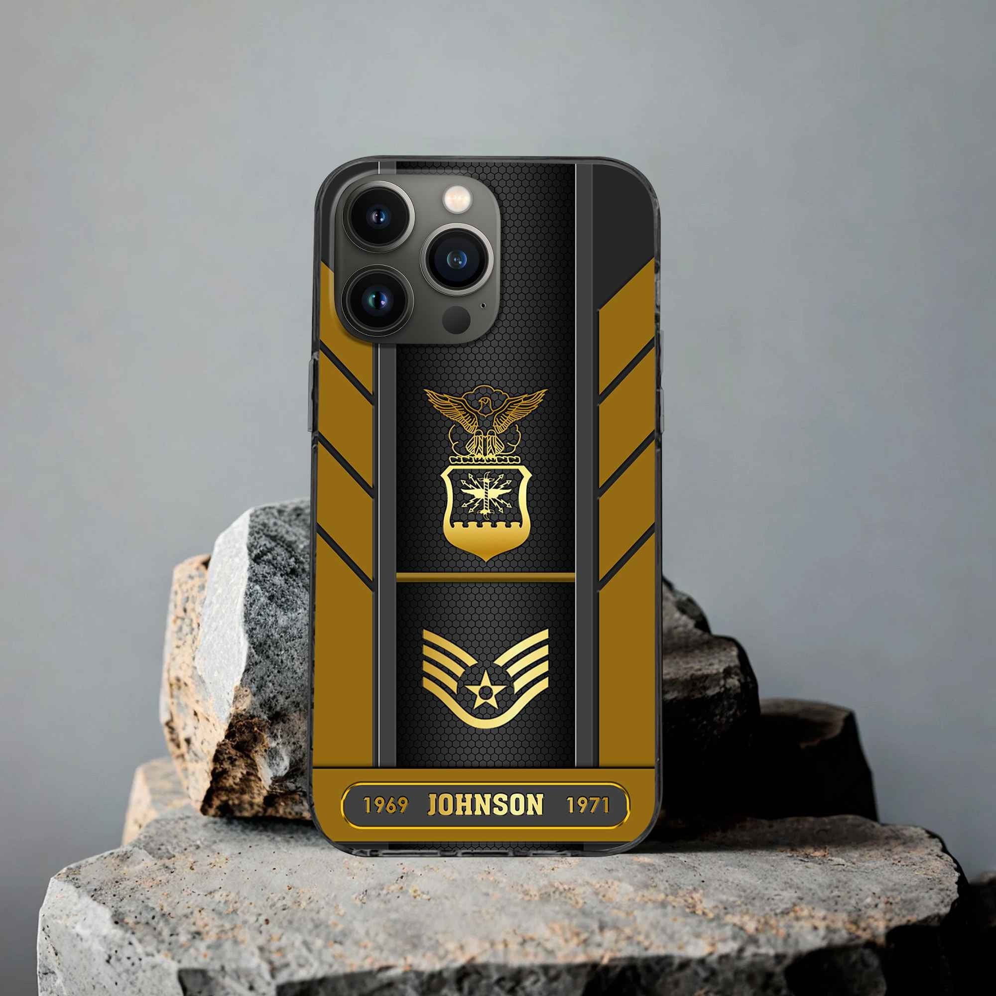 Premium Custom USAF Phone Case VPVC506704, Gifts For Air Force Veteran, Best Gifts On Father's Day, Armed Forces Day, Independence Day, Veterans Day.