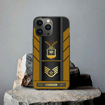 Premium Custom USAF Phone Case VPVC506704, Gifts For Air Force Veteran, Best Gifts On Father's Day, Armed Forces Day, Independence Day, Veterans Day.