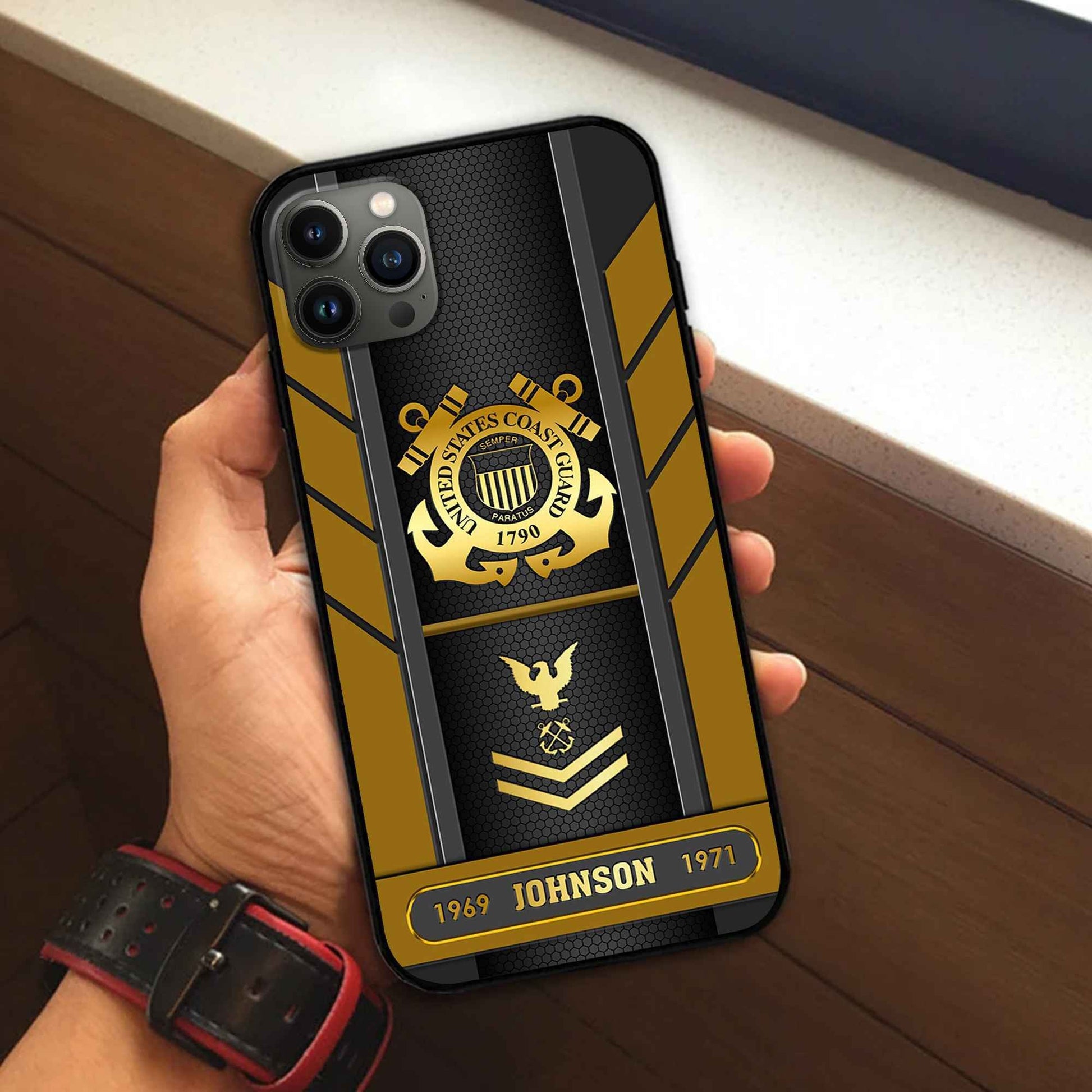 Premium Custom USCG Phone Case VPVC506705, Gifts For Coast Guard Veteran, Best Gifts On Father's Day, Armed Forces Day, Independence Day, Veterans Day.