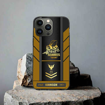 Premium Custom US Seabees Phone Case VPVC506709, Gifts For Seabees Veteran, Best Gifts On Father's Day, Armed Forces Day, Independence Day, Veterans Day.