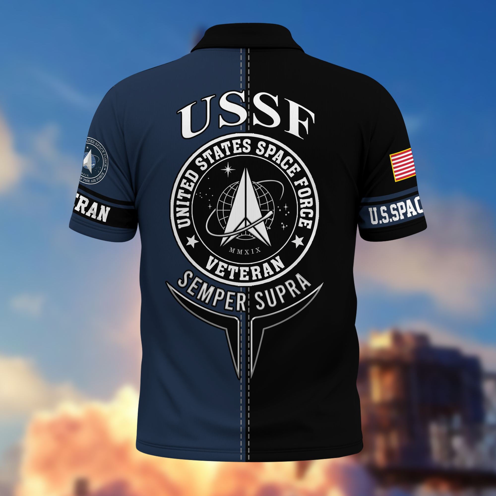 Premium US Veterans Polo Shirt BPVC270301, Gifts For US Veterans, Gifts On Father's Day, Armed Forces Day, Independence Day, Veterans Day.