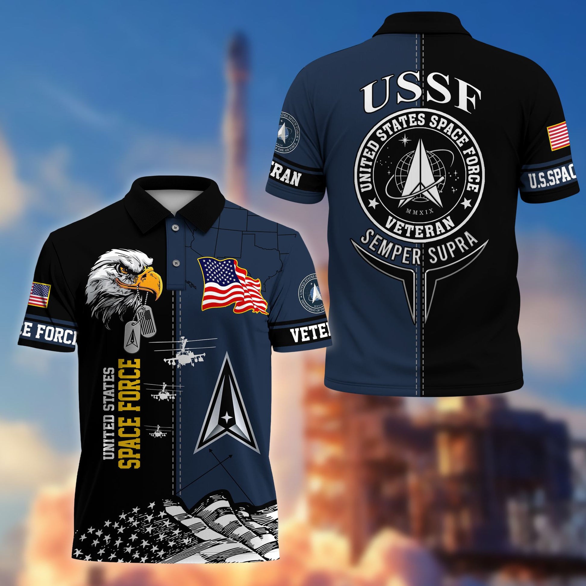 Premium US Veterans Polo Shirt BPVC270301, Gifts For US Veterans, Gifts On Father's Day, Armed Forces Day, Independence Day, Veterans Day.