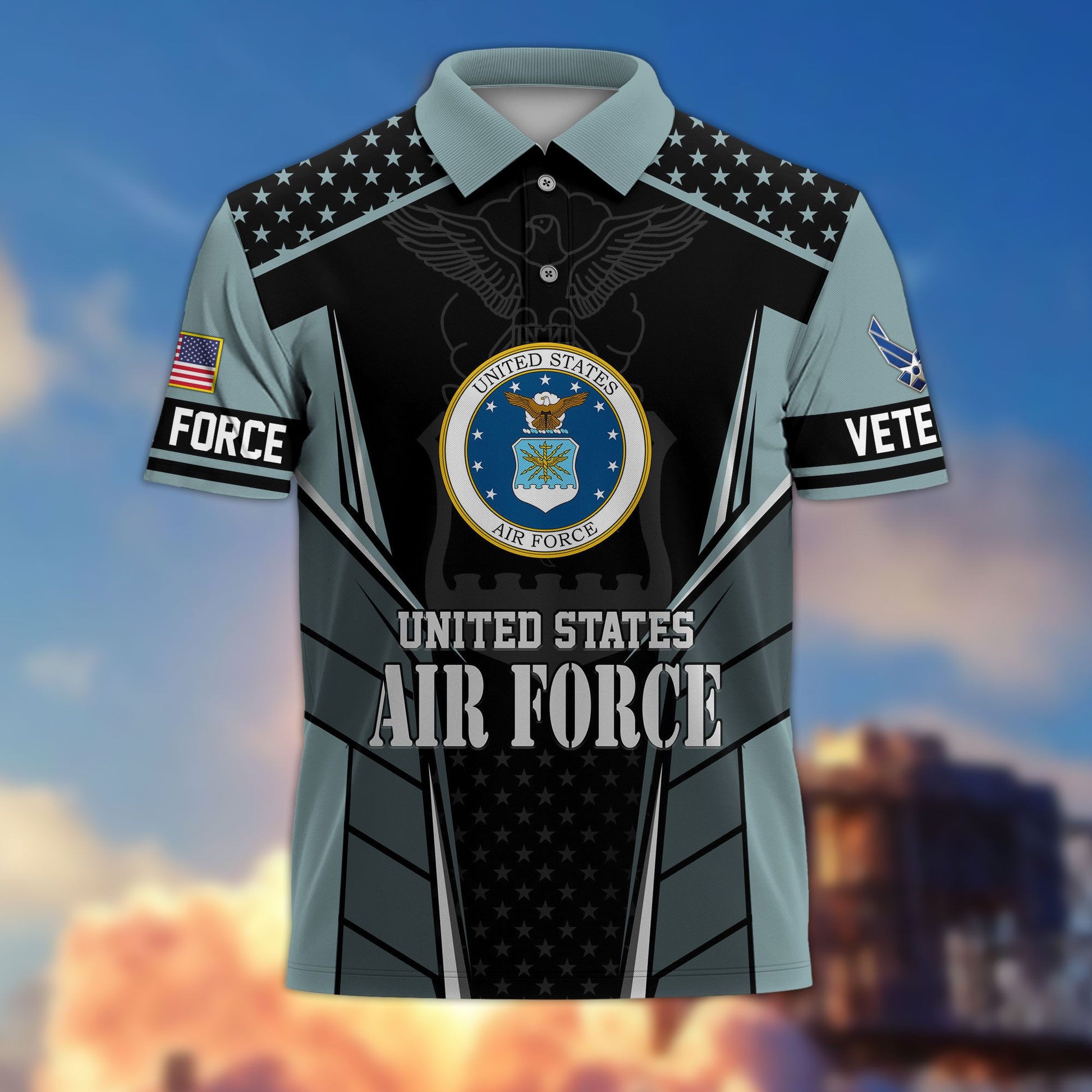 Premium US Veterans Polo Shirt BPHN200312, Gifts For US Veterans, Best Gifts On Father's Day, Armed Forces Day, Independence Day, Veterans Day.