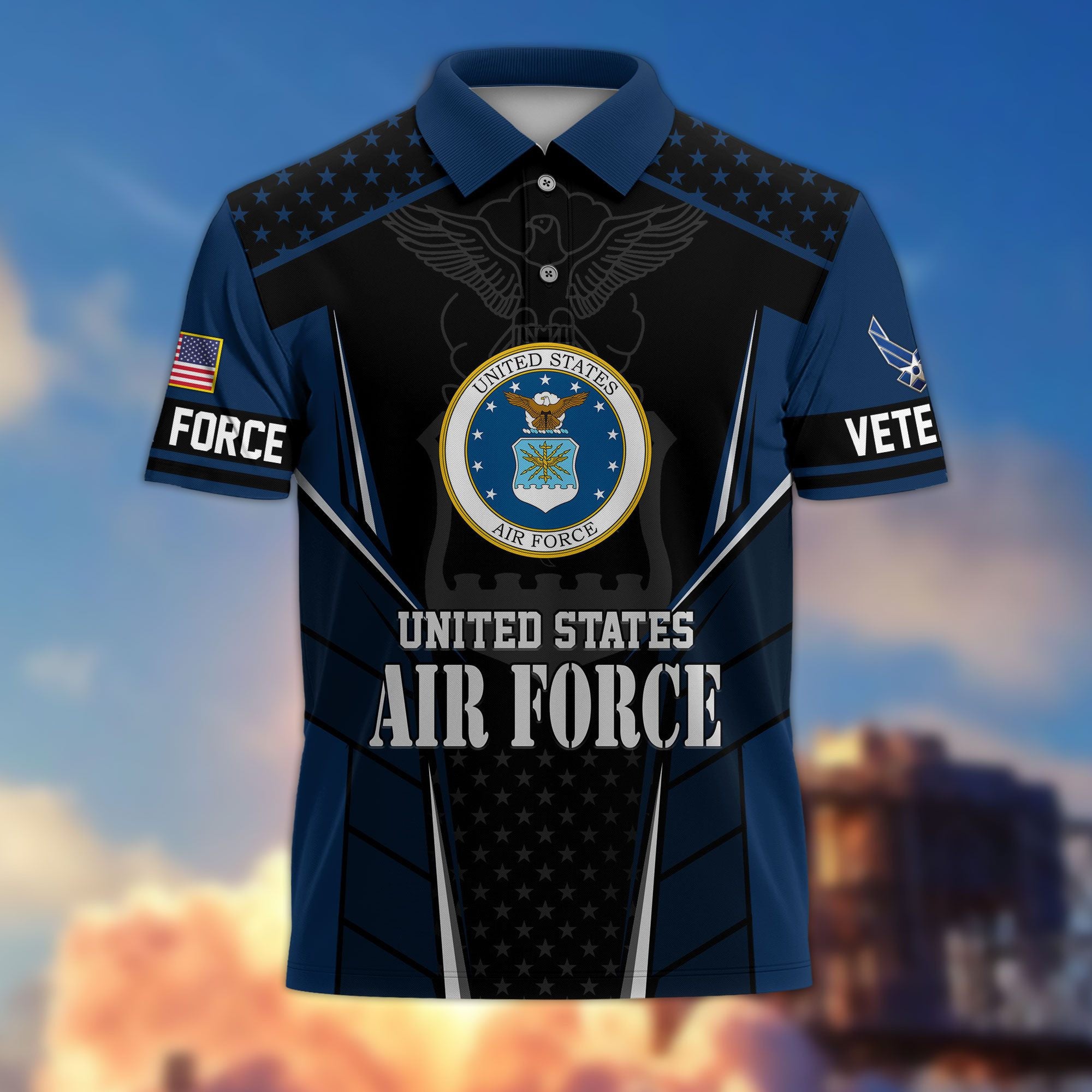 Premium US Veterans Polo Shirt BPHN200312, Gifts For US Veterans, Best Gifts On Father's Day, Armed Forces Day, Independence Day, Veterans Day.